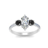 Load image into Gallery viewer, petite-micropave-marquise-cut-three-stone-engagement-ring-with-black-diamond-in-white-gold-FD9383MQRGBLACK-NL-WG