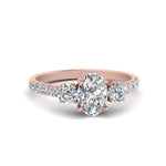 Load image into Gallery viewer, petite-micropave-oval-shaped-three-stone-diamond-engagement-ring-in-rose-gold-FD9383OVR-NL-RG
