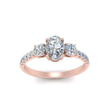 Load image into Gallery viewer, petite-micropave-oval-shaped-three-stone-diamond-engagement-ring-in-rose-gold-FD9383OVR-NL-RG
