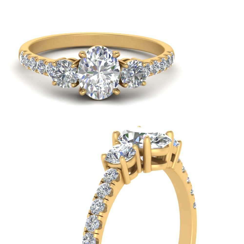 petite-micropave-oval-shaped-three-stone-diamond-engagement-ring-in-yellow-gold-FD9383OVR-NL-YG