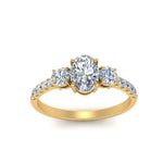 Load image into Gallery viewer, petite-micropave-oval-shaped-three-stone-diamond-engagement-ring-in-yellow-gold-FD9383OVR-NL-YG
