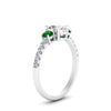 Load image into Gallery viewer, petite-micropave-oval-shaped-three-stone-diamond-engagement-ring-with-emerald-in-white-gold-FD9383OVRGEMGR-NL-WG
