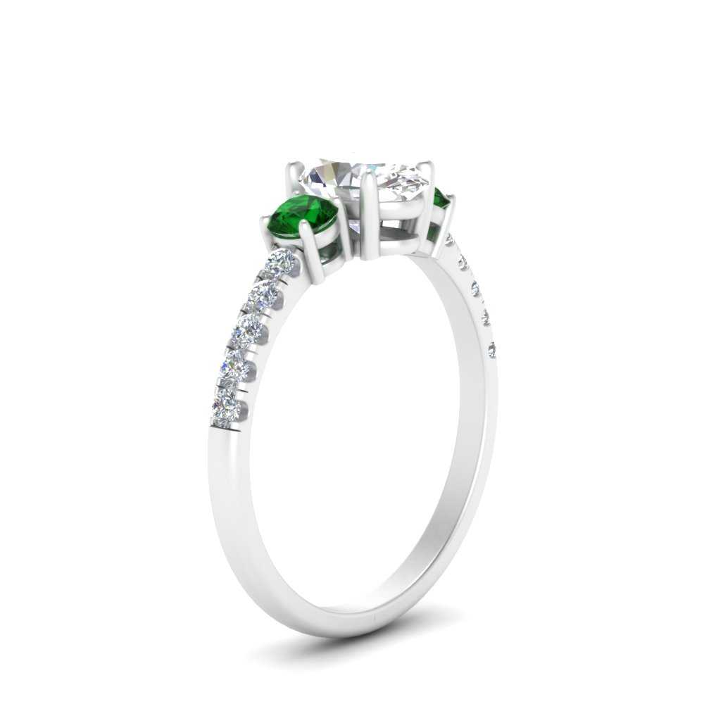 petite-micropave-oval-shaped-three-stone-diamond-engagement-ring-with-emerald-in-white-gold-FD9383OVRGEMGR-NL-WG
