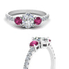 Load image into Gallery viewer, petite-micropave-oval-shaped-three-stone-diamond-engagement-ring-with-pink-sapphire-in-white-gold-FD9383OVRGSADRPI-NL-WG