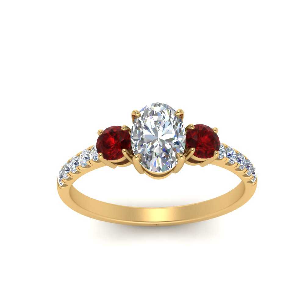 petite-micropave-oval-shaped-three-stone-diamond-engagement-ring-with-ruby-in-yellow-gold-FD9383OVRGRUDR-NL-YG