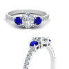 Load image into Gallery viewer, petite-micropave-oval-shaped-three-stone-diamond-engagement-ring-with-sapphire-in-white-gold-FD9383OVRGSABL-NL-WG