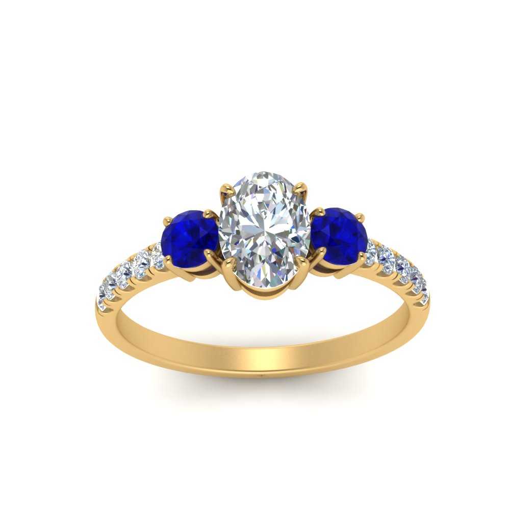 petite-micropave-oval-shaped-three-stone-diamond-engagement-ring-with-sapphire-in-yellow-gold-FD9383OVRGSABL-NL-YG