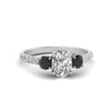 Load image into Gallery viewer, petite-micropave-oval-shaped-three-stone-engagement-ring-with-black-diamond-in-white-gold-FD9383OVRGBLACK-NL-WG