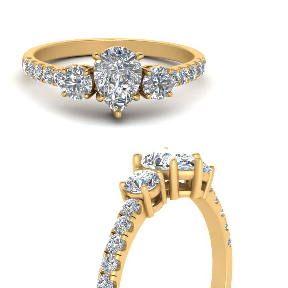 petite-micropave-pear-shaped-three-stone-diamond-engagement-ring-in-yellow-gold-FD9383PER-NL-YG