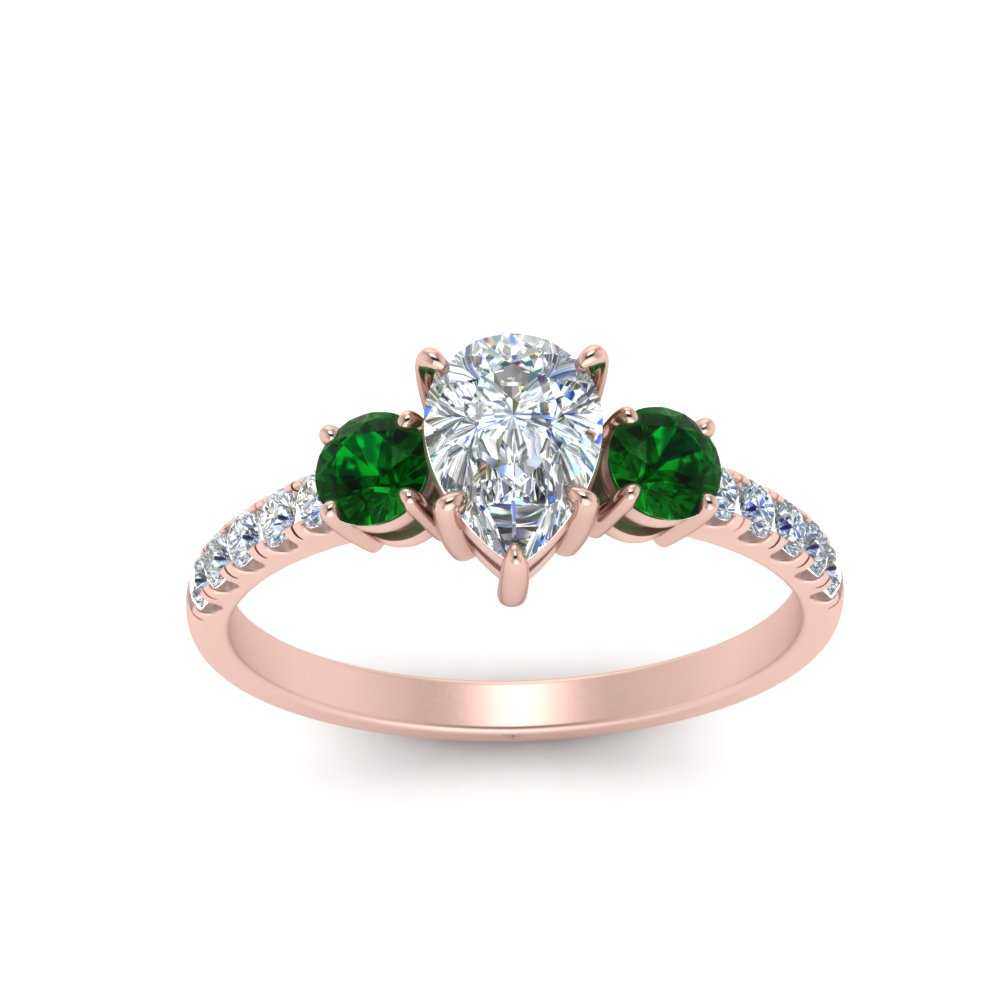 petite-micropave-pear-shaped-three-stone-diamond-engagement-ring-with-emerald-in-rose-gold-FD9383PERGEMGR-NL-RG