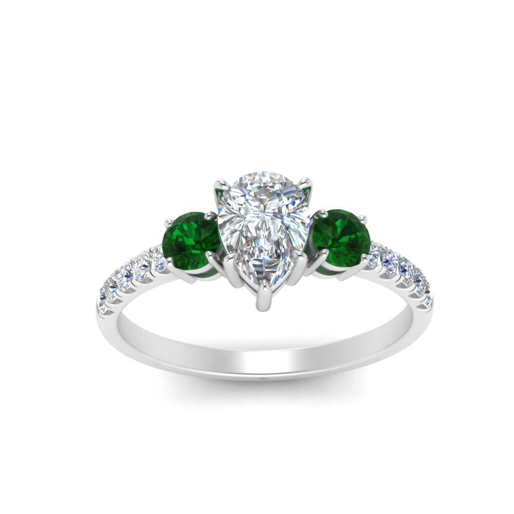 petite-micropave-pear-shaped-three-stone-diamond-engagement-ring-with-emerald-in-white-gold-FD9383PERGEMGR-NL-WG