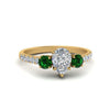Load image into Gallery viewer, petite-micropave-pear-shaped-three-stone-diamond-engagement-ring-with-emerald-in-yellow-gold-FD9383PERGEMGR-NL-YG