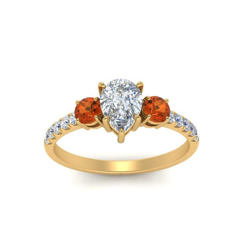 petite-micropave-pear-shaped-three-stone-diamond-engagement-ring-with-orange-sapphire-in-yellow-gold-FD9383PERGSAOR-NL-YG