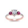 Load image into Gallery viewer, petite-micropave-pear-shaped-three-stone-diamond-engagement-ring-with-pink-sapphire-in-rose-gold-FD9383PERGSADRPI-NL-RG