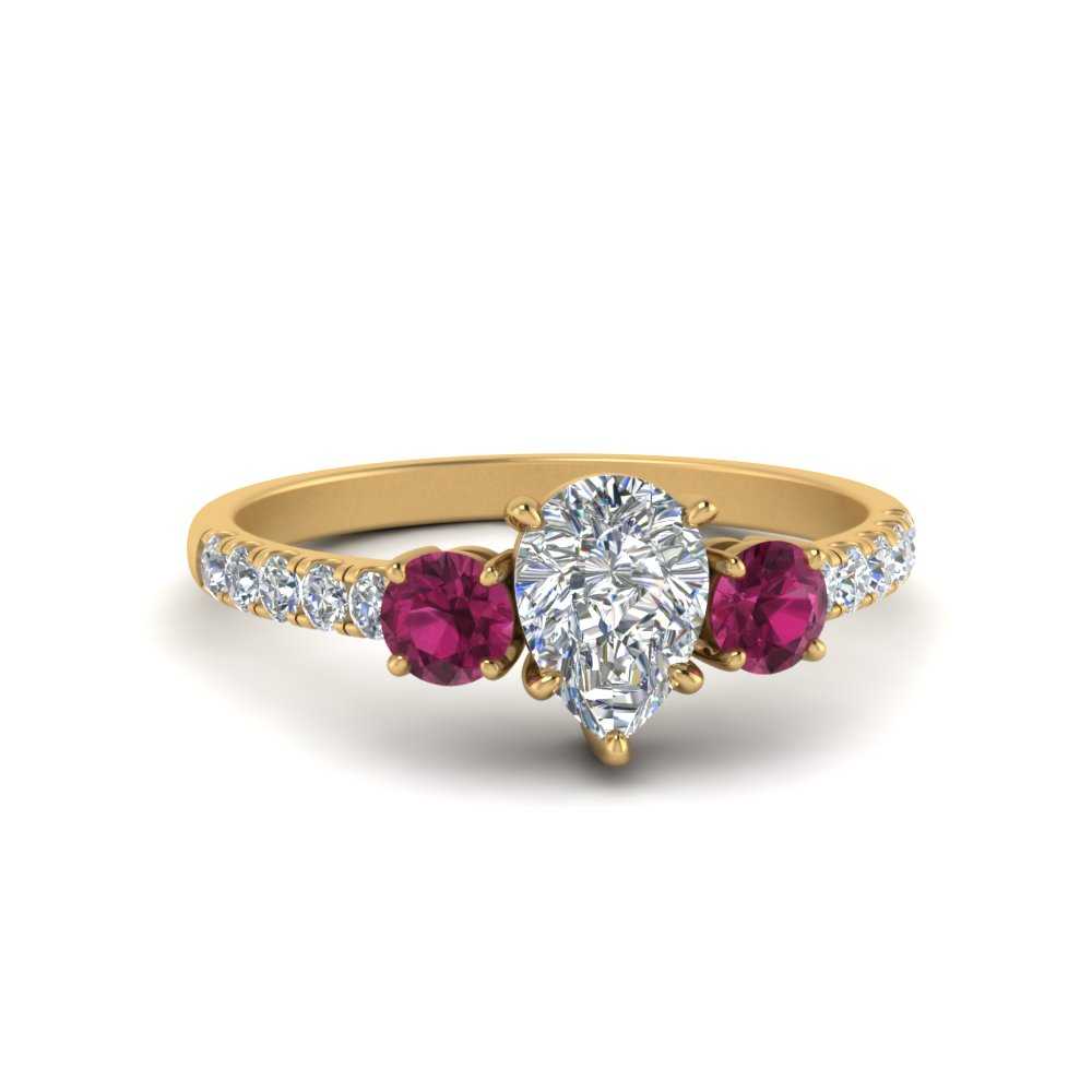 petite-micropave-pear-shaped-three-stone-diamond-engagement-ring-with-pink-sapphire-in-yellow-gold-FD9383PERGSADRPI-NL-YG