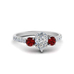Load image into Gallery viewer, petite-micropave-pear-shaped-three-stone-diamond-engagement-ring-with-ruby-in-white-gold-FD9383PERGRUDR-NL-WG
