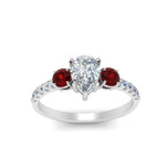 Load image into Gallery viewer, petite-micropave-pear-shaped-three-stone-diamond-engagement-ring-with-ruby-in-white-gold-FD9383PERGRUDR-NL-WG
