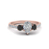 Load image into Gallery viewer, petite-micropave-pear-shaped-three-stone-engagement-ring-with-black-diamond-in-rose-gold-FD9383PERGBLACK-NL-RG