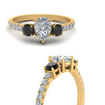 Load image into Gallery viewer, petite-micropave-pear-shaped-three-stone-engagement-ring-with-black-diamond-in-yellow-gold-FD9383PERGBLACK-NL-YG
