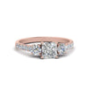 Load image into Gallery viewer, petite-micropave-princess-cut-three-stone-diamond-engagement-ring-in-rose-gold-FD9383PRR-NL-RG