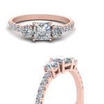 Load image into Gallery viewer, petite-micropave-princess-cut-three-stone-diamond-engagement-ring-in-rose-gold-FD9383PRR-NL-RG
