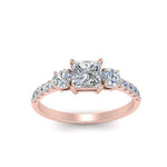 Load image into Gallery viewer, petite-micropave-princess-cut-three-stone-diamond-engagement-ring-in-rose-gold-FD9383PRR-NL-RG
