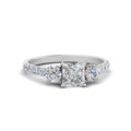 Thumbnail 45 - petite-micropave-princess-cut-three-stone-diamond-engagement-ring-in-white-gold-FD9383PRR-NL-WG