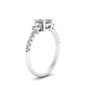 Thumbnail 78 - petite-micropave-princess-cut-three-stone-diamond-engagement-ring-in-white-gold-FD9383PRR-NL-WG