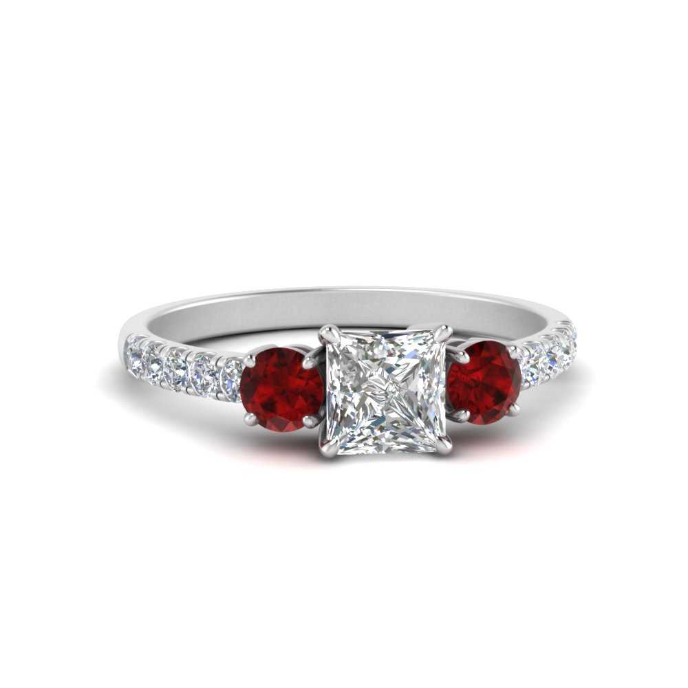petite-micropave-princess-cut-three-stone-diamond-engagement-ring-with-ruby-in-white-gold-FD9383PRRGRUDR-NL-WG