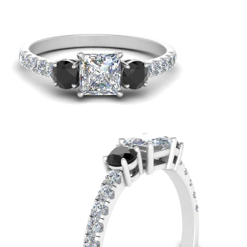 petite-micropave-princess-cut-three-stone-engagement-ring-with-black-diamond-in-white-gold-FD9383PRRGBLACK-NL-WG