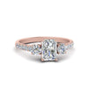 Load image into Gallery viewer, petite-micropave-radiant-cut-three-stone-diamond-engagement-ring-in-rose-gold-FD9383RAR-NL-RG
