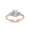 Load image into Gallery viewer, petite-micropave-radiant-cut-three-stone-diamond-engagement-ring-in-rose-gold-FD9383RAR-NL-RG