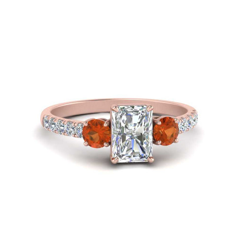 petite-micropave-radiant-cut-three-stone-diamond-engagement-ring-with-orange-sapphire-in-rose-gold-FD9383RARGSAOR-NL-RG