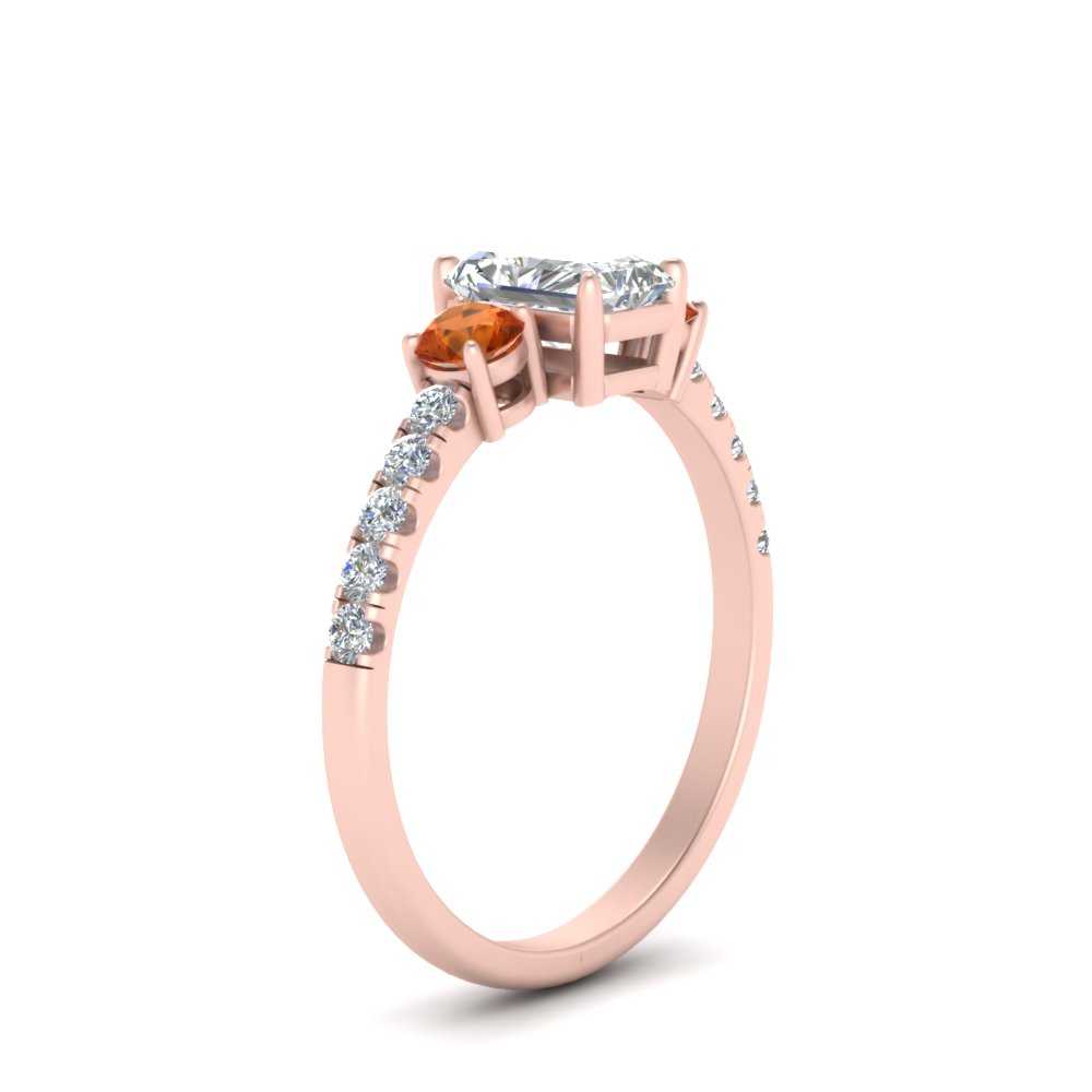 petite-micropave-radiant-cut-three-stone-diamond-engagement-ring-with-orange-sapphire-in-rose-gold-FD9383RARGSAOR-NL-RG