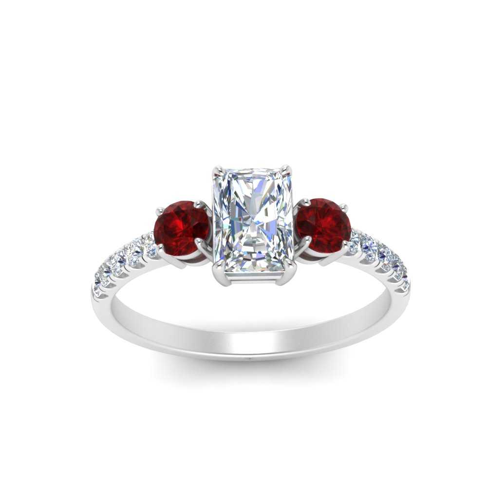 petite-micropave-radiant-cut-three-stone-diamond-engagement-ring-with-ruby-in-white-gold-FD9383RARGRUDR-NL-WG