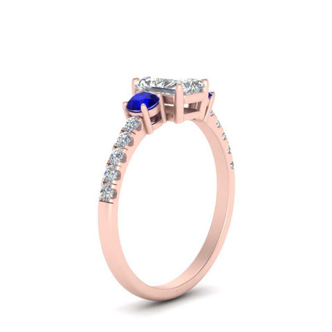 petite-micropave-radiant-cut-three-stone-diamond-engagement-ring-with-sapphire-in-rose-gold-FD9383RARGSABL-NL-RG
