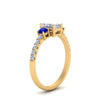Load image into Gallery viewer, petite-micropave-radiant-cut-three-stone-diamond-engagement-ring-with-sapphire-in-yellow-gold-FD9383RARGSABL-NL-YG