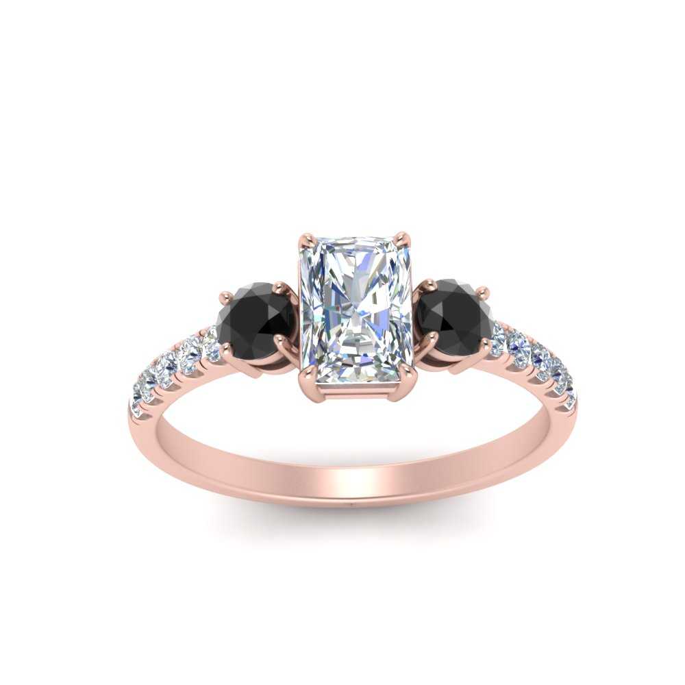 petite-micropave-radiant-cut-three-stone-engagement-ring-with-black-diamond-in-rose-gold-FD9383RARGBLACK-NL-RG