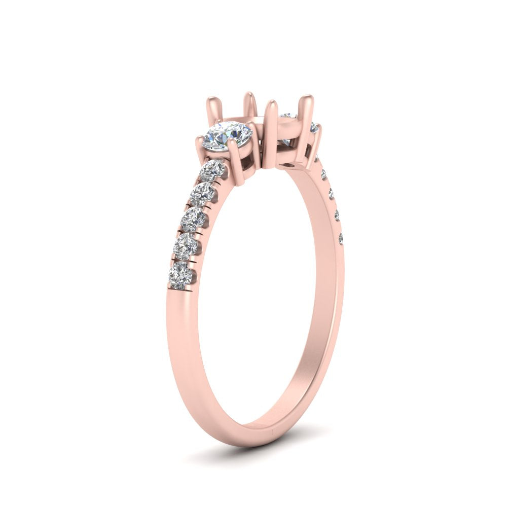 petite-micropave-semi-mount-three-stone-diamond-ring-in-rose-gold-FD9383SMR-NL-RG