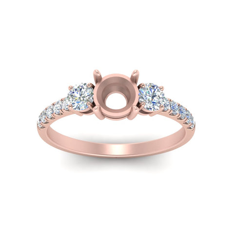 petite-micropave-semi-mount-three-stone-diamond-ring-in-rose-gold-FD9383SMR-NL-RG