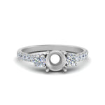 Load image into Gallery viewer, petite-micropave-semi-mount-three-stone-diamond-ring-in-white-gold-FD9383SMR-NL-WG
