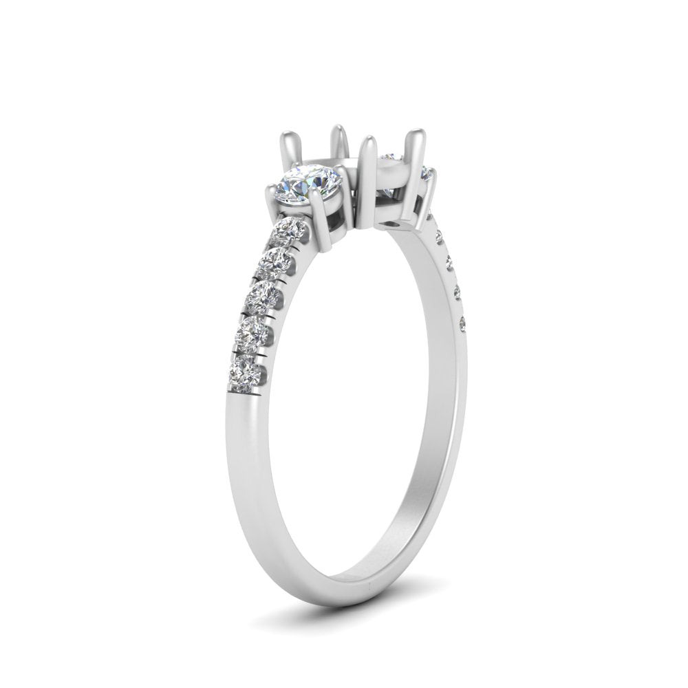 petite-micropave-semi-mount-three-stone-diamond-ring-in-white-gold-FD9383SMR-NL-WG