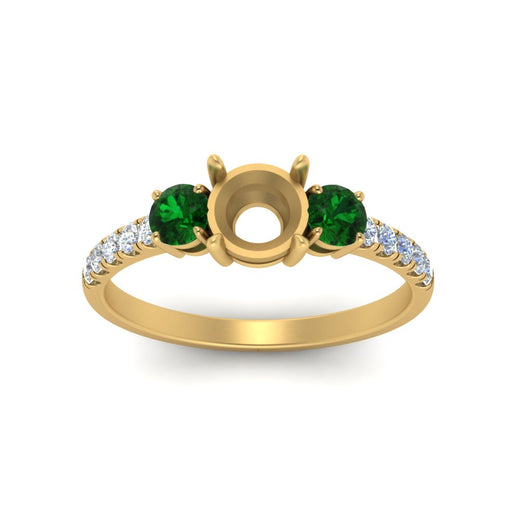 petite-micropave-semi-mount-three-stone-diamond-ring-with-emerald-in-yellow-gold-FD9383SMRGEMGR-NL-YG