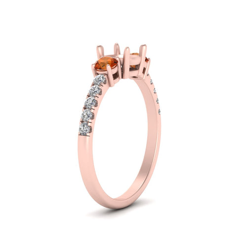 petite-micropave-semi-mount-three-stone-diamond-ring-with-orange-sapphire-in-rose-gold-FD9383SMRGSAOR-NL-RG