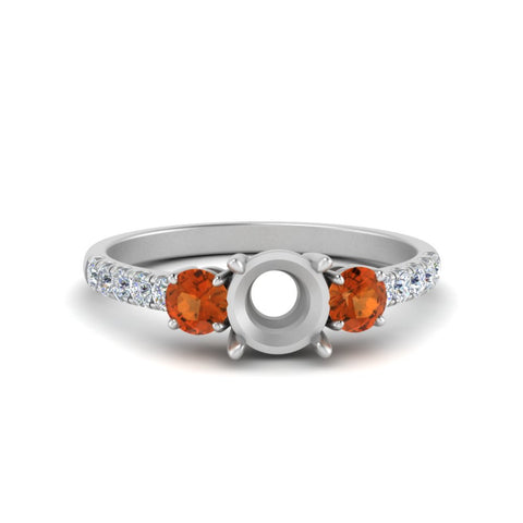petite-micropave-semi-mount-three-stone-diamond-ring-with-orange-sapphire-in-white-gold-FD9383SMRGSAOR-NL-WG