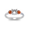Load image into Gallery viewer, petite-micropave-semi-mount-three-stone-diamond-ring-with-orange-sapphire-in-white-gold-FD9383SMRGSAOR-NL-WG