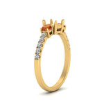 Load image into Gallery viewer, petite-micropave-semi-mount-three-stone-diamond-ring-with-orange-sapphire-in-yellow-gold-FD9383SMRGSAOR-NL-YG
