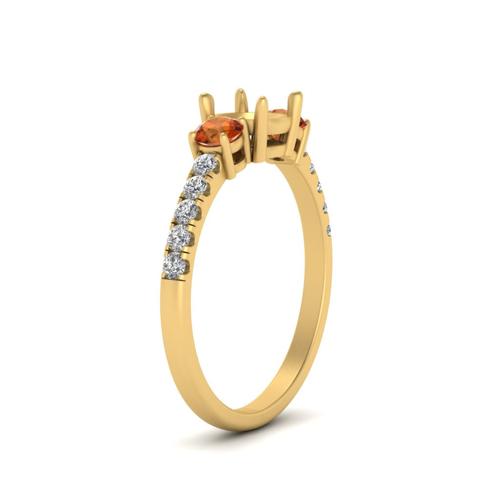 petite-micropave-semi-mount-three-stone-diamond-ring-with-orange-sapphire-in-yellow-gold-FD9383SMRGSAOR-NL-YG