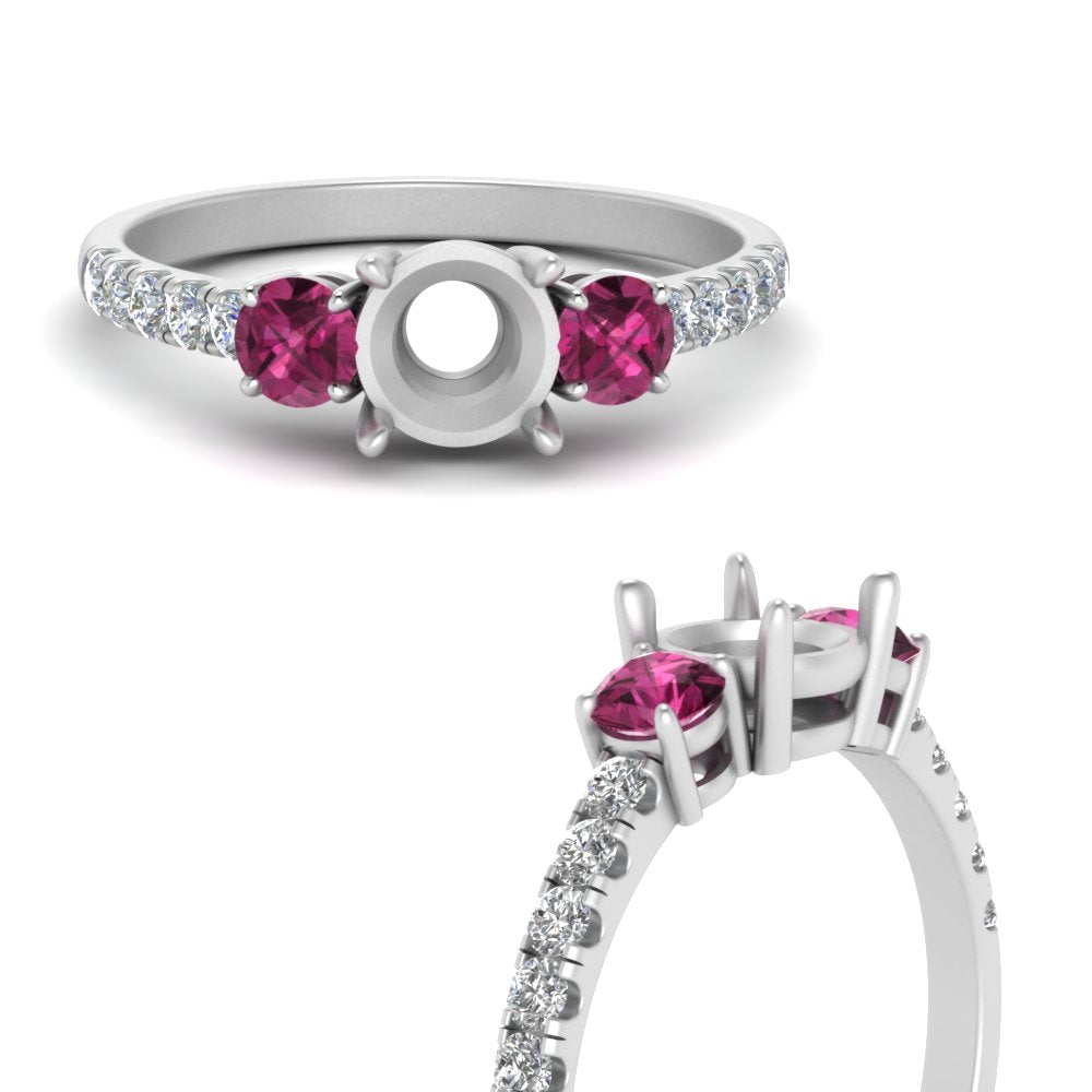 petite-micropave-semi-mount-three-stone-diamond-ring-with-pink-sapphire-in-white-gold-FD9383SMRGSADRPI-NL-WG