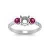 Load image into Gallery viewer, petite-micropave-semi-mount-three-stone-diamond-ring-with-pink-sapphire-in-white-gold-FD9383SMRGSADRPI-NL-WG